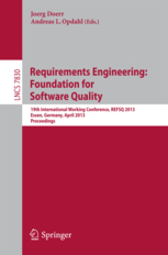 REFSQ 2013 Proceedings
